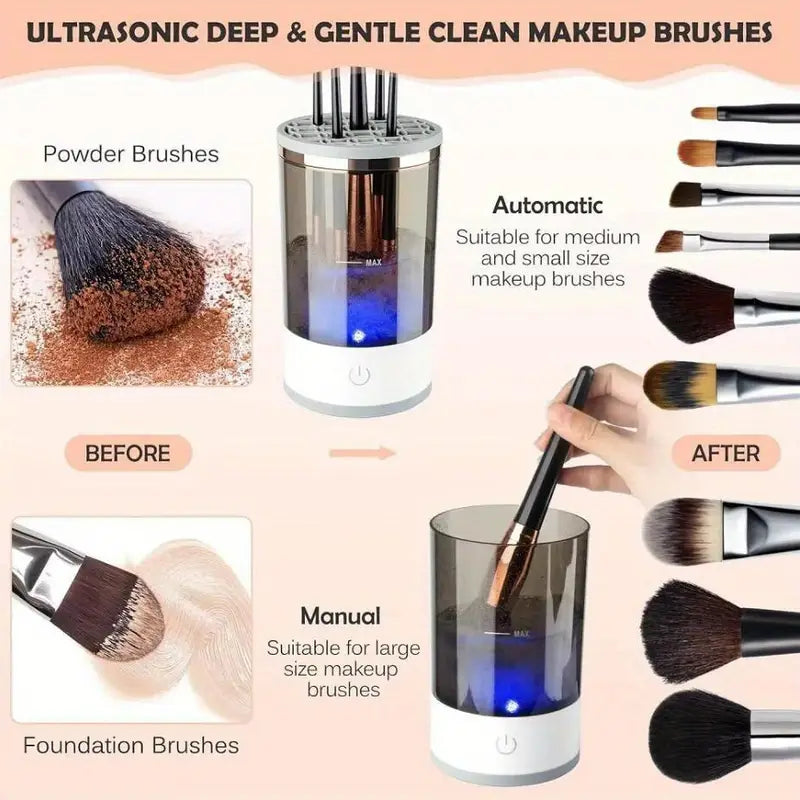 Electric Makeup Brush Cleaner Machine